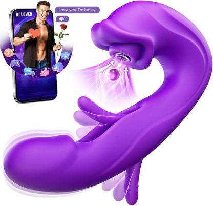 ✨2026 New AI Sync G-Spot Vibrator Support APP control 💞 7 Vibration & 5 Licking Modes + Free Mystery Gift | 30-Day Fast Refund